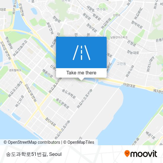 송도과학로51번길 map