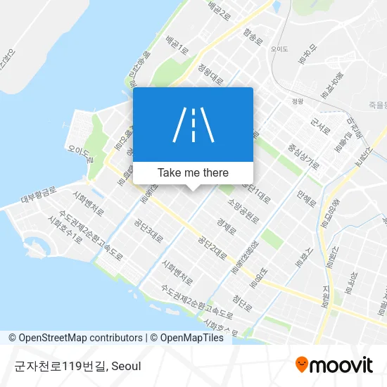 군자천로119번길 map