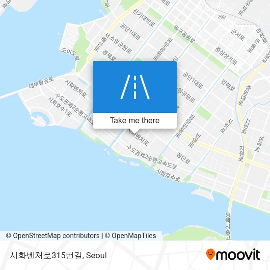 시화벤처로315번길 map