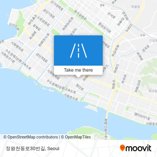 정왕천동로30번길 map
