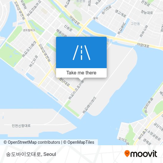 송도바이오대로 map
