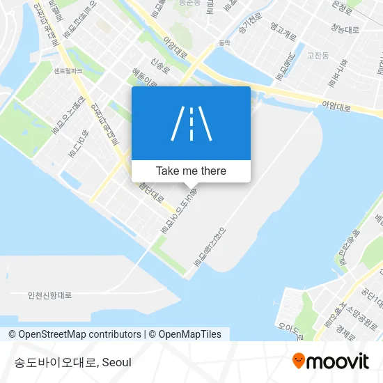 송도바이오대로 map