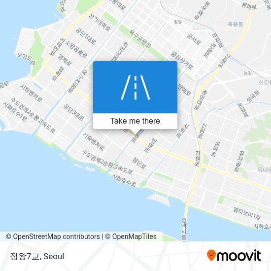 정왕7교 map