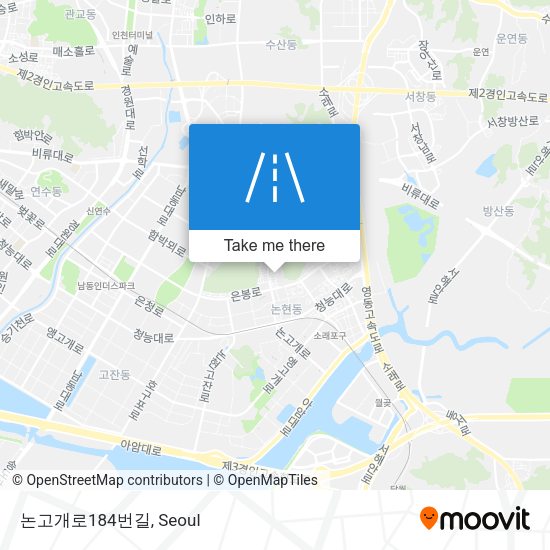 논고개로184번길 map