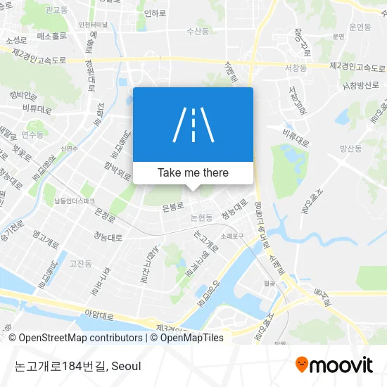 논고개로184번길 map