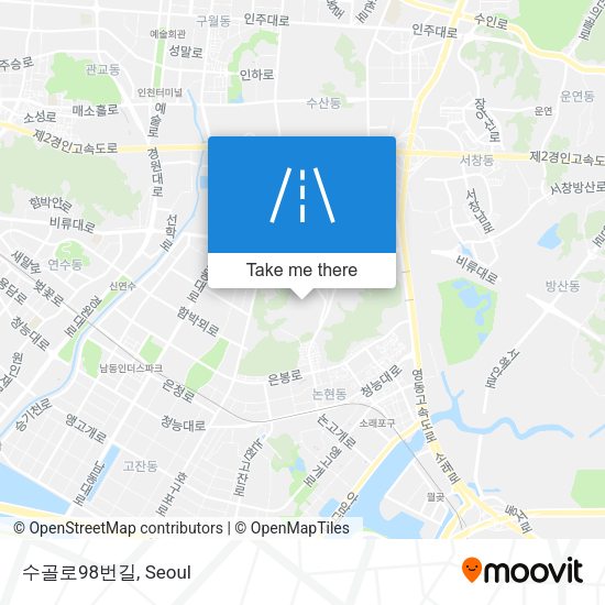 수골로98번길 map