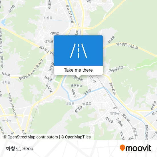 화창로 map