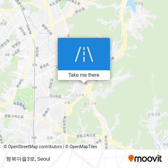 행복마을3로 map
