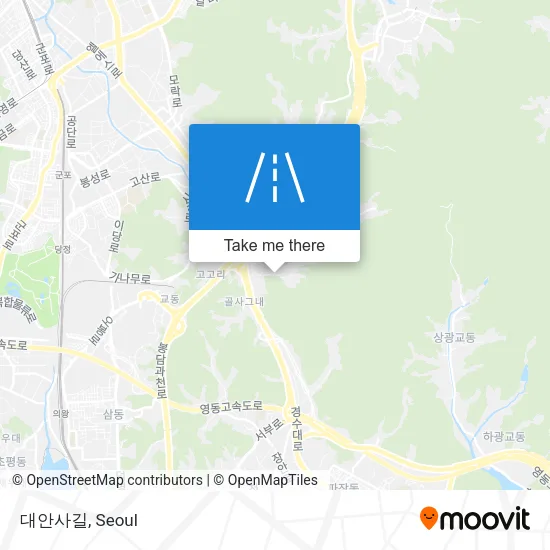 대안사길 map