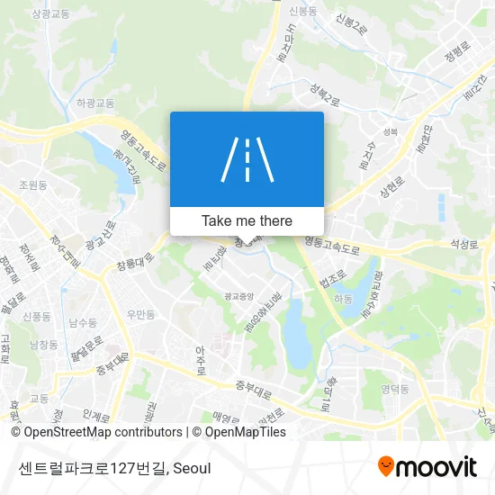 센트럴파크로127번길 map