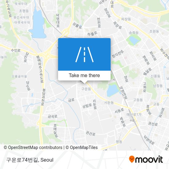 구운로74번길 map