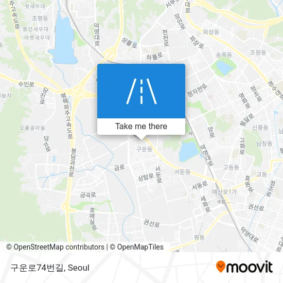 구운로74번길 map