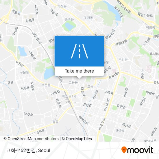 고화로62번길 map