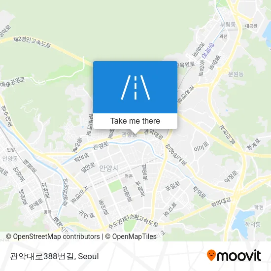 관악대로388번길 map