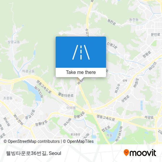 웰빙타운로36번길 map