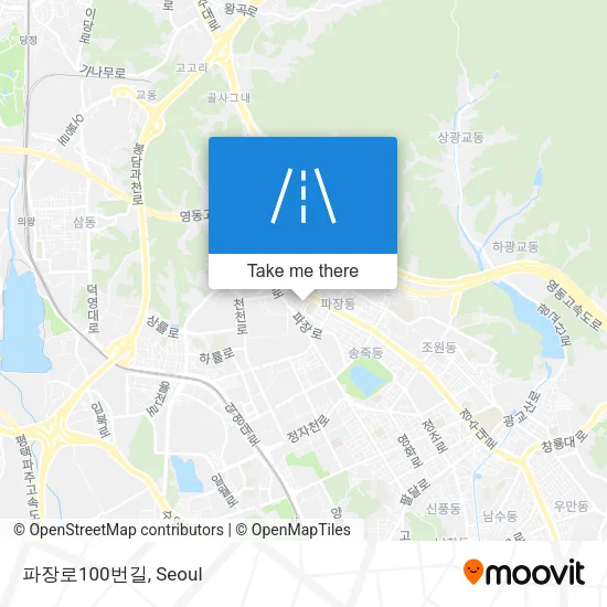 파장로100번길 map