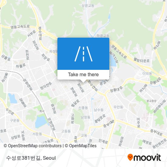 수성로381번길 map