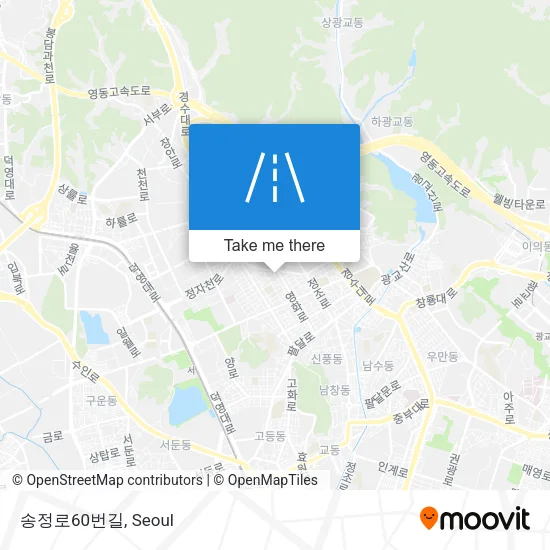 송정로60번길 map