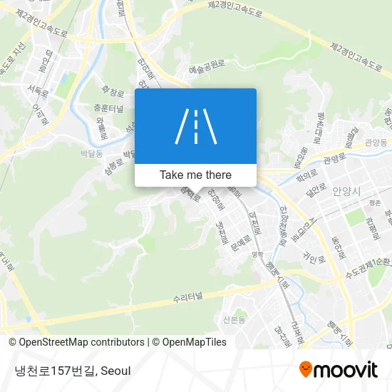 냉천로157번길 map