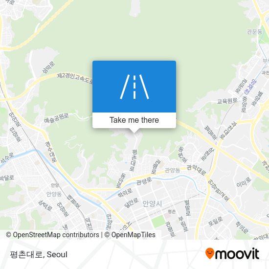 평촌대로 map