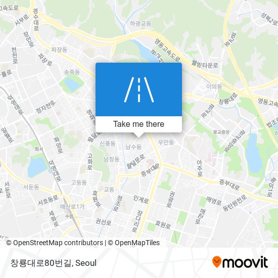 창룡대로80번길 map