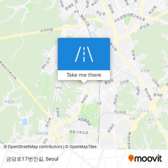 금당로17번안길 map