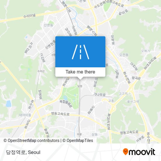 당정역로 map