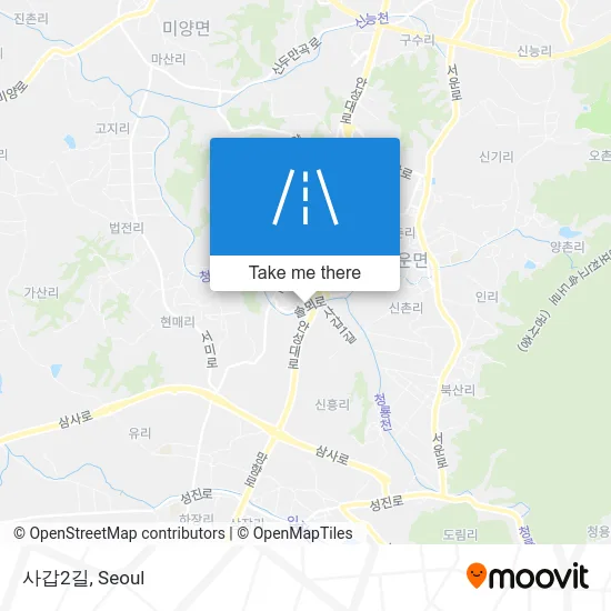 사갑2길 map