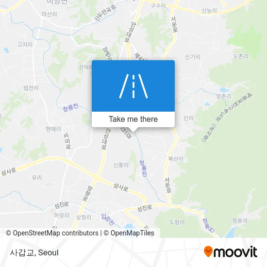 사갑교 map