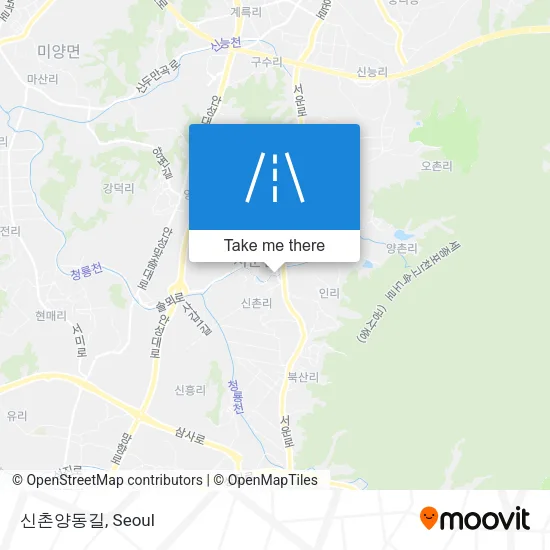 신촌양동길 map