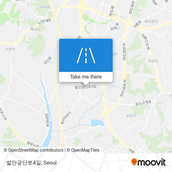 발안공단로4길 map