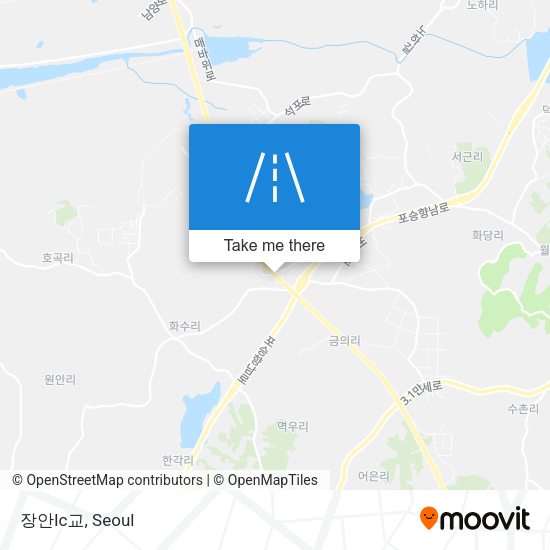 장안Ic교 map