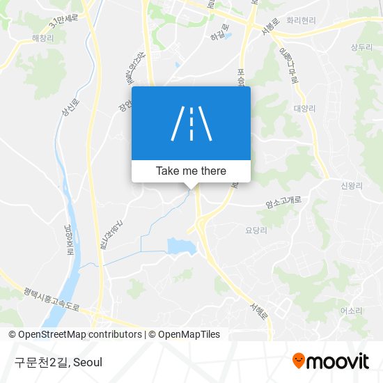 구문천2길 map