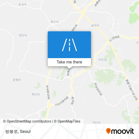 쌍봉로 map