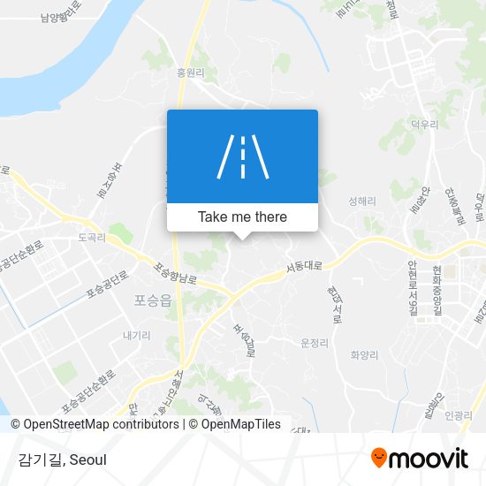 감기길 map
