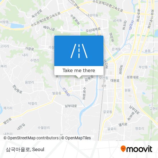 삼국마을로 map