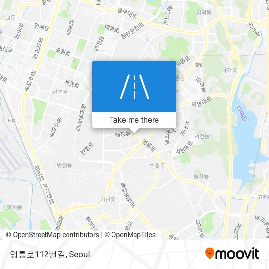 영통로112번길 map