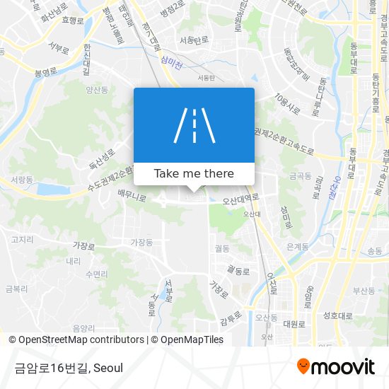 금암로16번길 map