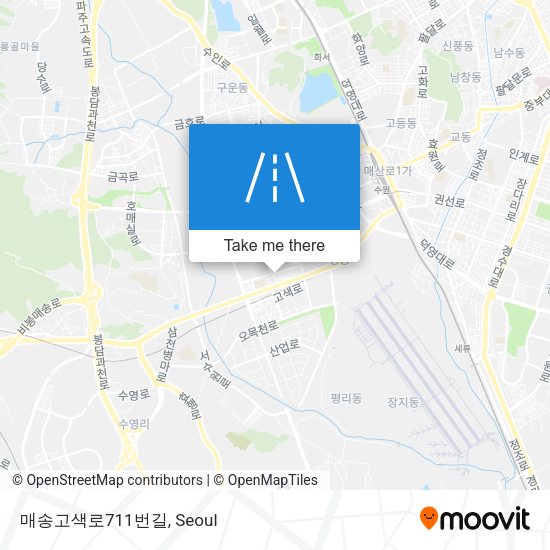 매송고색로711번길 map