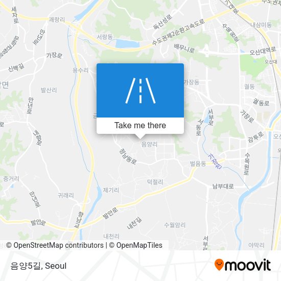 음양5길 map