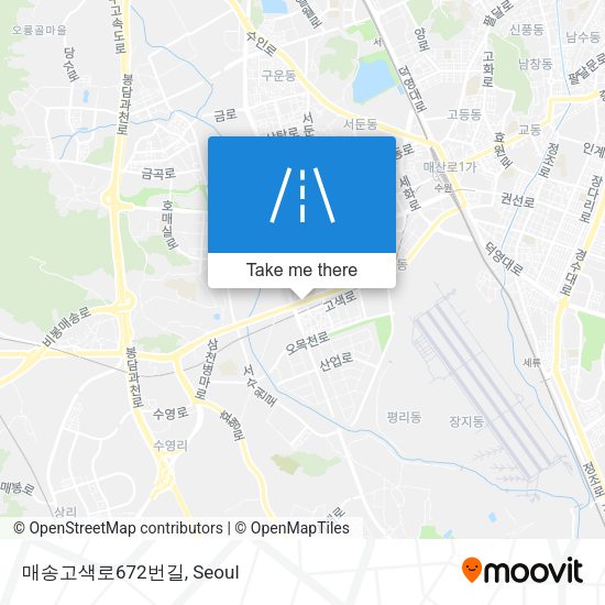 매송고색로672번길 map
