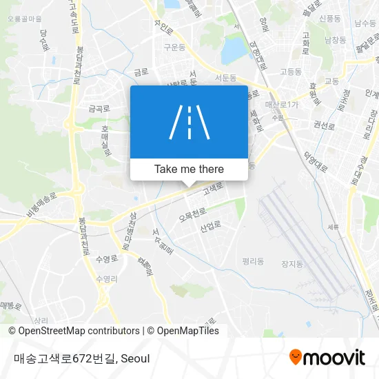 매송고색로672번길 map