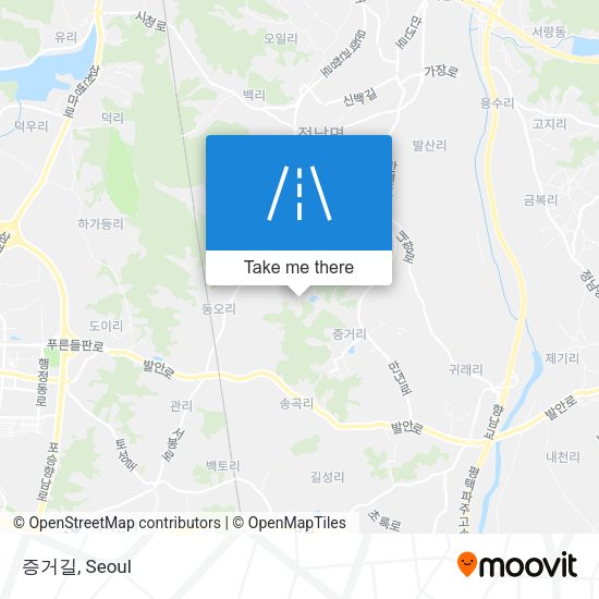 증거길 map
