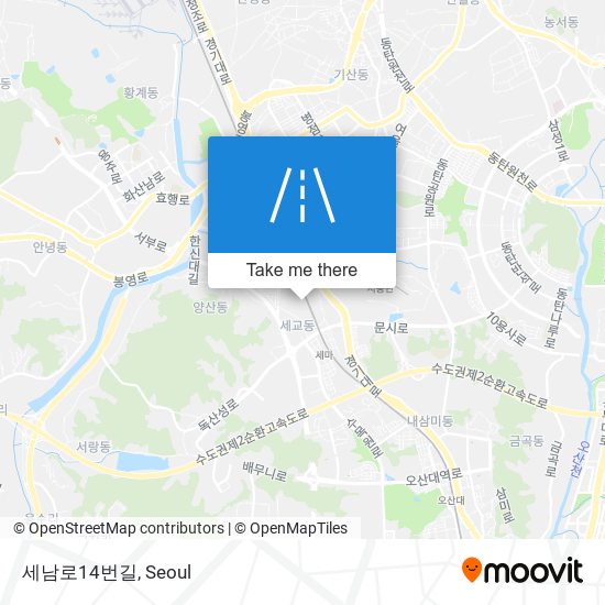 세남로14번길 map