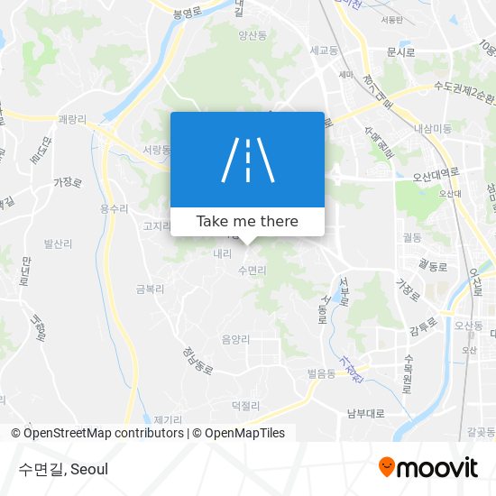 수면길 map