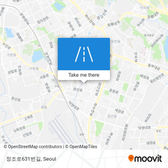 정조로631번길 map