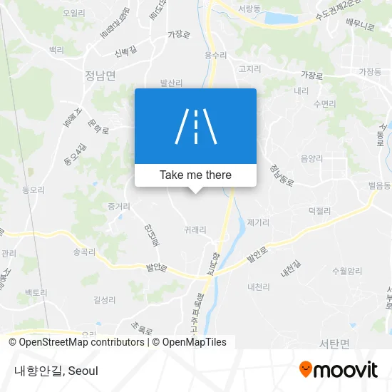 내향안길 map