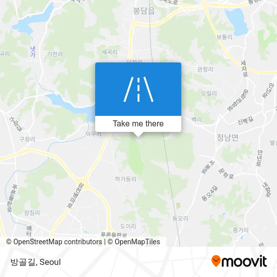 방골길 map