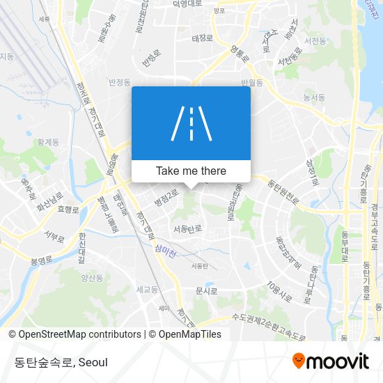 동탄숲속로 map