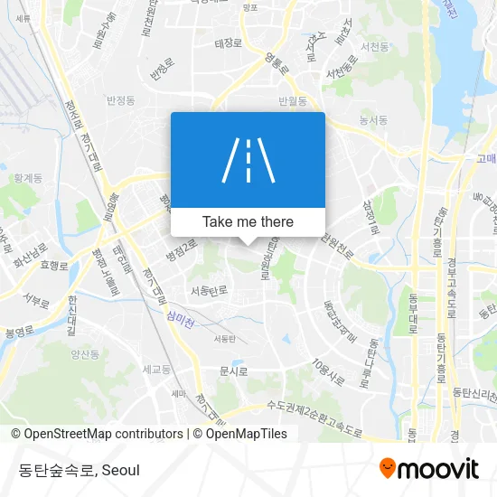 동탄숲속로 map